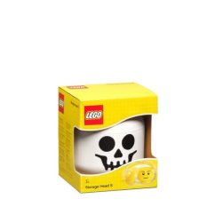 LEGO úložná hlava (velikost S) - kostlivec