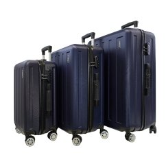 Bavy Cestovní kufr skořepinový Stripes Navy - set 3 ks