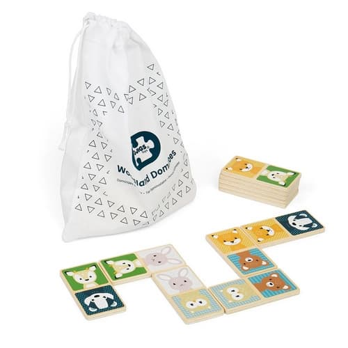 Bigjigs Toys Domino lesní zvířátka