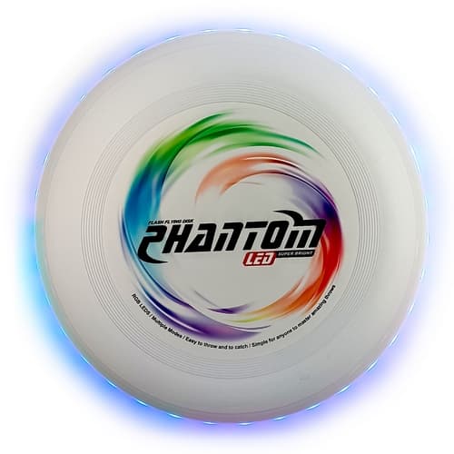 Bavytoy LED létající disk Frisbee 9" bílý