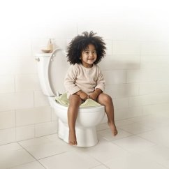 Protiskluzové sedátko na WC, světle zelená