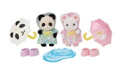 Sylvanian Families Procházka v dešti Baby Duo