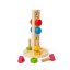 Bigjigs Toys Dřevěná věž s maticemi a šrouby
