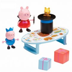 TM Toys PEPPA PIG - sada kouzelník + 2 figurky