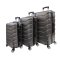 Bavy Cestovní kufr skořepinový Ribs Dark grey - set 3 ks