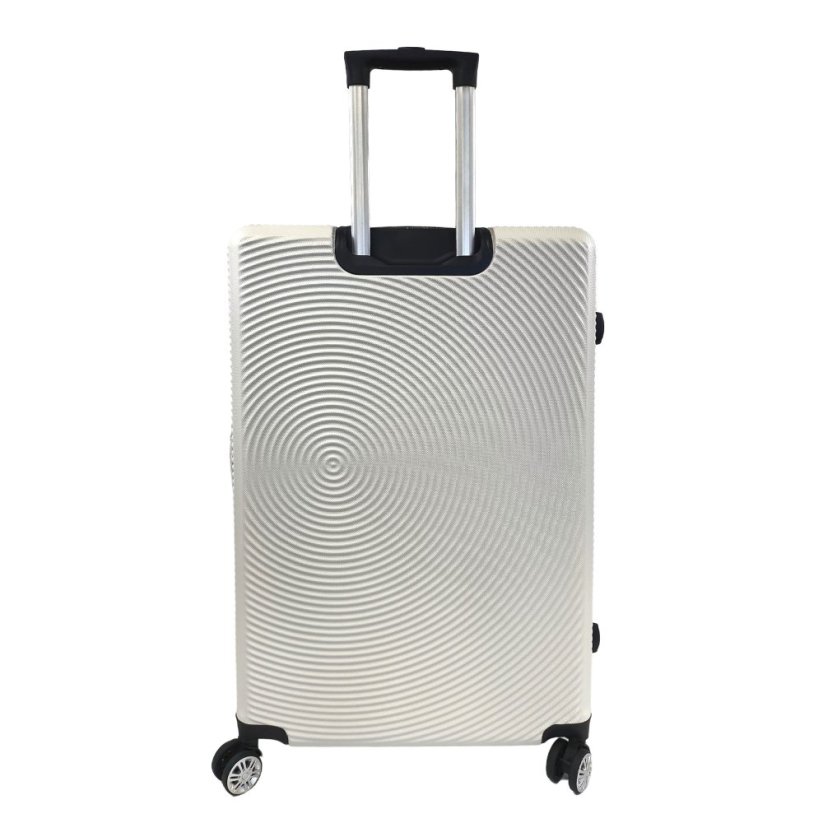 Bavy Cestovní kufr skořepinový 28" Circle White