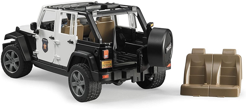 Bruder 2526 Jeep Wrangler Policie s figurkou policisty