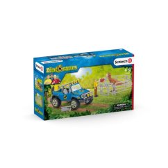 Schleich 41464 Terénní vůz s venkovním výběhem pro dinosaura