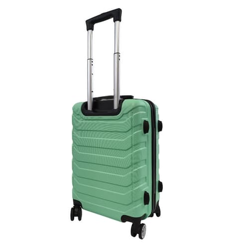 Bavy Cestovní kufr skořepinový 20"  Ribs Light green