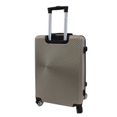 Bavy Cestovní kufr skořepinový 24" Circle Gold beige