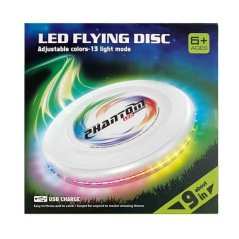 Bavytoy LED létající disk Frisbee 9" bílý