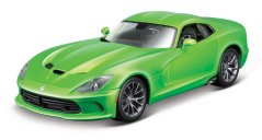 Maisto - 2013 SRT Viper GTS, metal zelená, 1:18