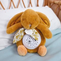 Doudou Hrací skříňka s projekcí Králíček hnědý