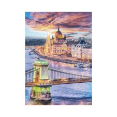Dino Puzzle Budapešť – řetězový most 1000 dílků