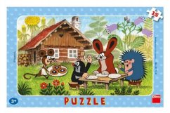 Puzzle Krteček na návštěvě, 15 dílků - Dino