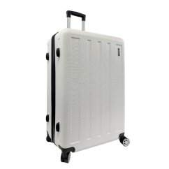Bavy Cestovní kufr skořepinový 28" Stripes  White