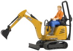 BWORLD 62002 Mikrobagr JCB s figurkou