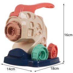 Stroj na vytlačování modelíny béžový, sada