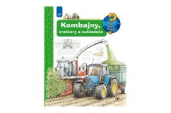 Knížka Kombajny, traktory a nakladač CZ text