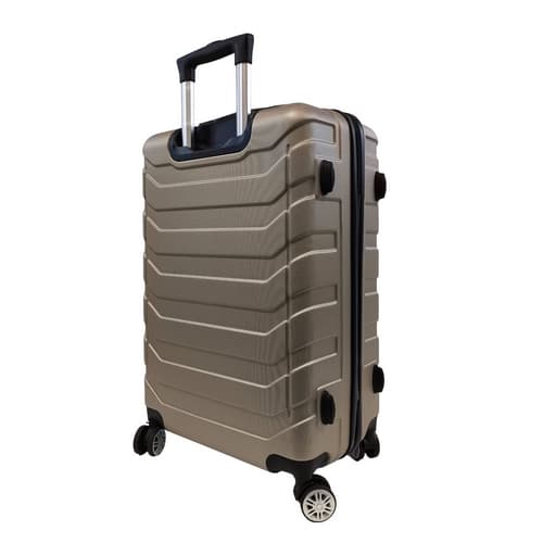 Bavy Cestovní kufr skořepinový 24"  Ribs Gold beige