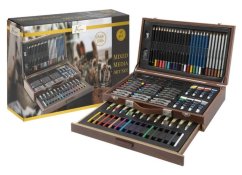 Velký dřevěný kreativní kufřík