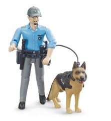 Bruder 62150 BWORLD Policista se psem