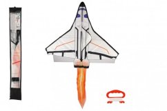 Drak létající raketoplán nylon v látkovém sáčku