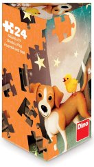 ZTRACENÉ KUŘÁTKO 24 triangl Puzzle