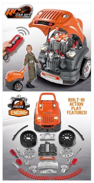 Bavytoy Autodílna OFF-ROAD dětská sada automechanik