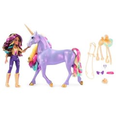 Světelný jendorožec s panenkou Sophia 24 cm Unicorn Academy 24cm