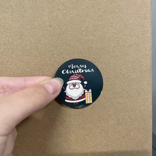 Sada 500 vánočních samolepek na dárky
