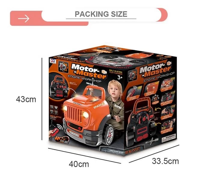 Bavytoy Autodílna OFF-ROAD dětská sada automechanik