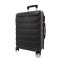 Bavy Cestovní kufr skořepinový 20" Ribs Black