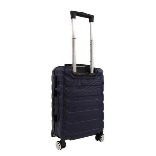 Bavy Cestovní kufr skořepinový 20" Ribs  Navy