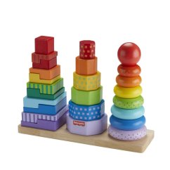 Fisher Price Dřevěná věž tvary