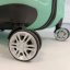 Bavy Cestovní kufr skořepinový 20" Diamond Light green