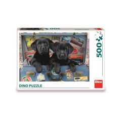 Dino Štěňata v kufru 500 puzzle