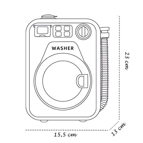 Dětská pračka s příslušenstvím