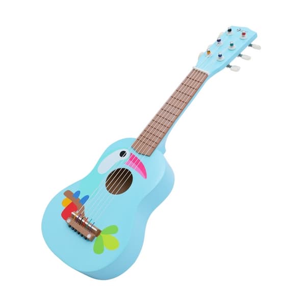 Dětská dřevěná kytara Tukan