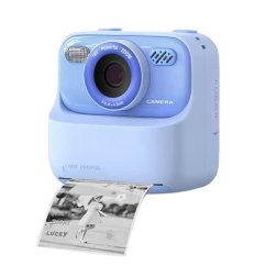 Modrý foťák s termotiskem + 32GB karta zdarma