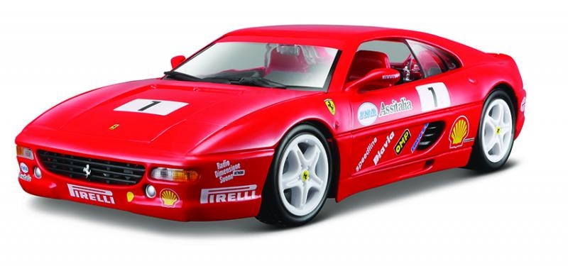 Bburago 1:24 Ferrari Racing F355 Challenge Red