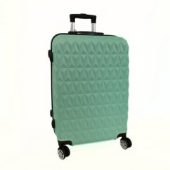 Bavy Cestovní kufr skořepinový 24" Diamond Light green