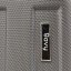 Bavy Cestovní kufr skořepinový 24" Stripes Dark grey
