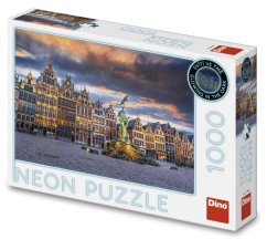 Dino Puzzle Bouře nad Antverpami 1000 dílků neon