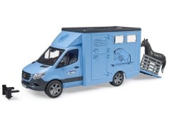 Bruder 2674 MB Sprinter Přeprava koní s figurkou koně