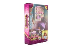 Panenka Anlily 30cm s holčičkou a kočárkem + doplňky