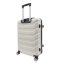 Bavy Cestovní kufr skořepinový 24"Ribs White