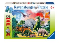 RAVENSBURGER-Mezi dinosaury 100 XXL - puzzle