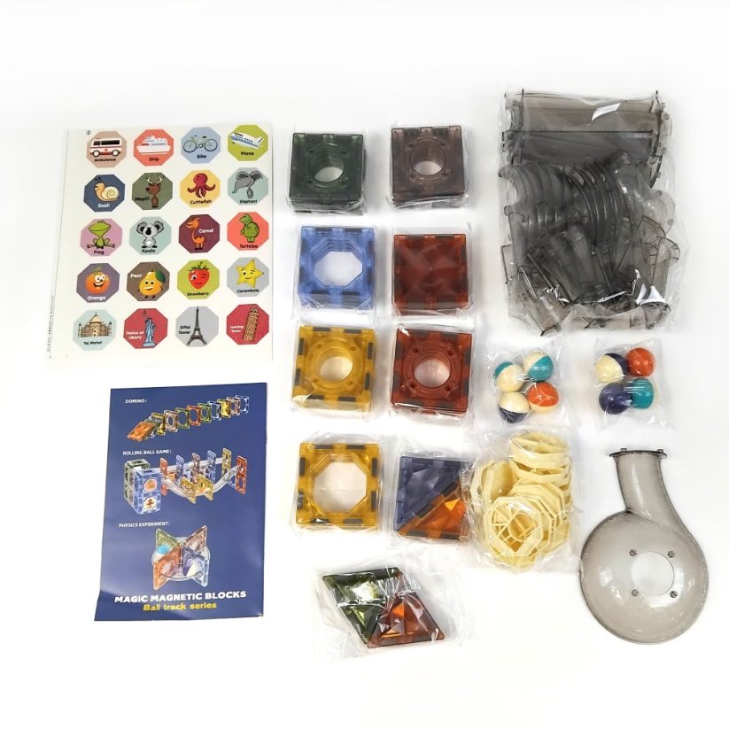 Magnetická stavebnice Věžák 91 ks