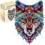 Wooden puzzle - Vlk